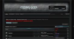 Desktop Screenshot of coding-gods.org